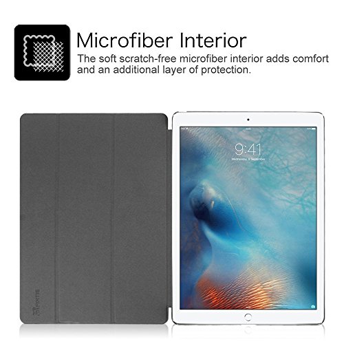 Fintie iPad Pro 12.9 Zoll Hülle – Ultra Schlank Superleicht Ständer Schutzhülle SmartShell Cover Case Tasche mit Auto Schlaf / Wach Funktion für Apple iPad Pro 12,9 Zoll (2015 Version), Liebesbaum - 3