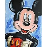 Original Gemälde Acrylfarben auf Leinwand und Keilrahmen: Mickey Mouse / 40x50 cm