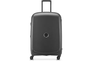 DELSEY PARIS - BELMONT PLUS - Maleta Rígida de Gran Tamaño Extensible - 70x47x33 cm - 87 L - M - Negro