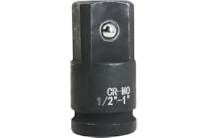 Flewdart adaptador de vaso de impacto 1/2 a 1, carraca reductor 1/2 a 1, adaptador carraca acero al cromo-molibdeno(CR-MO)