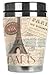 Produktbild mugzie Paris"Mini-Reise Becher mit isolierter Neoprenanzug, 12 oz, Schwarz