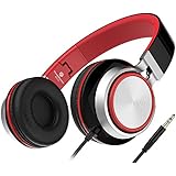 Sound Intone Ms200 faltbarer Stereo Kopfhörer ,Neues Modell 2015,Leichtkopfhörer,on Ear,Noise Reduction Design,für Smartphones/ Mp3/4 Players/ Laptops/ Computers/ Tablet/ iphone/ samsung/ Ipod/ Andriod/ HTC (Schwarz / Rot)