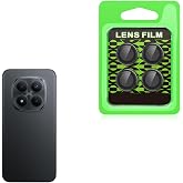 Elfia Xiaomi Redmi Note 15 Pro Plus ile Uyumlu Kamera Koruyucu Temperli Cam Lens Koruyucusu C07 Siyah