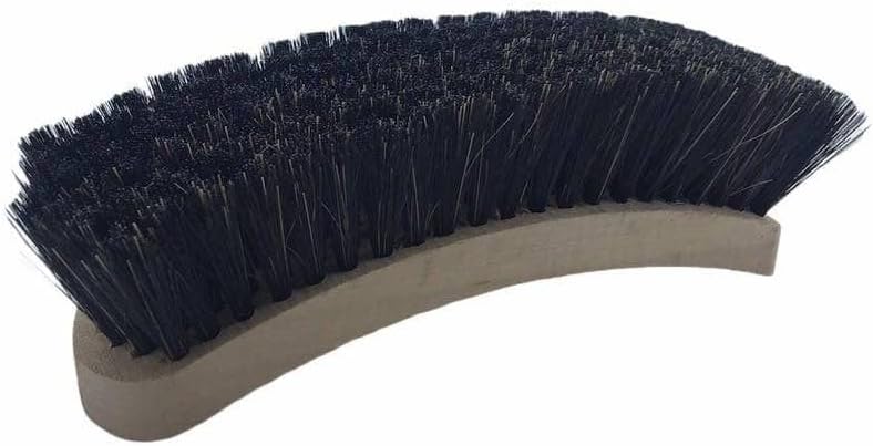 SRTfootcare Lostra Tipi Sentetik Kıl Ayakkabı Boya Fırçası Orta Boy 16cm 1 Adet (Siyah)