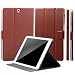 Produktbild iCues Samsung Galaxy Tab S2 9.7 Manzano Tasche | 360° Standfunktion Puppy Kastanie | Stand Leder - Imitat Book Klapphülle Schutz Etui zum aufklappen Flip Case Schutzhülle Booklet Hülle Wallet