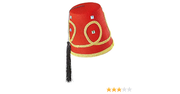 Cappello FEZ in feltro lusso copricapo arabo turco marocchino : Amazon.it:  Abbigliamento