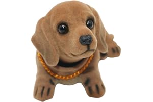 MonLiya Nette Nicken Schütteln Kopf Hund Verzierungen Wackelhund Auto-Innendekoration Ornament Statuen und Skulpturen Schüttelt den Kopf Hundedekoration Deko Figur