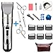 Produktbild Haartrimmer Haarschneidemaschinen-Set, 2-stufige Einstellung Herren Elektrische Akku-LED-Anzeige Titan-Keramikklinge, wiederaufladbarer USB-Lithium-Ionen-Akku-Bartschneider