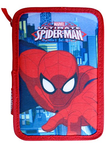 Paxos 82946 – Estuche triple Tejido parte 13 x 20 x 6 cm – Spiderman