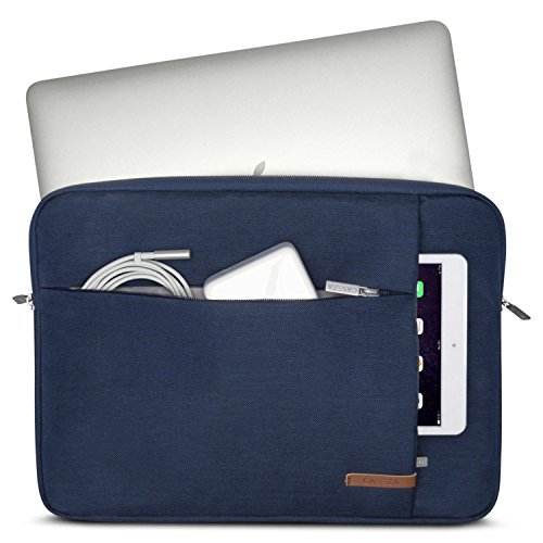 CASEZA MacBook Pro 13  2016  H  lle Blau London Laptop Sleeve Laptoptasche Laptoph  lle f  r das MacBook Pro 13  Dell XPS 13   11 12 Zoll Laptops - No