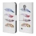 Produktbild Head Case Designs Offizielle Kristina Kvilis Primär Federn Brieftasche Handyhülle aus Leder für Samsung Galaxy S4 Mini I9190
