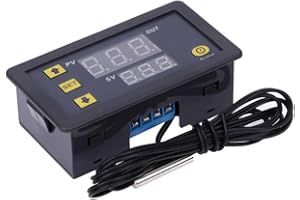 Jpdisdd W3230 Sonda 20A Controllo Digitale Della Temperatura Display un LED Termostato Strumento di Controllo del Riscaldamento/Raffreddamento, AC110-220V 1500W