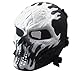 Produktbild Maske Halloween , QinMM Airsoft Paintball Full Face Skull Skelett taktische militärische CS Maske (Weiß)