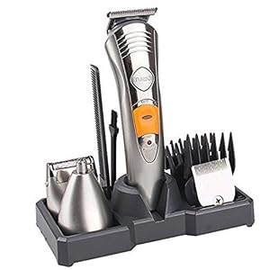 Tezam Multi Grooming Kit Set 7 in 1 - Hair Clipper, Nose Hair Trimmer, Moustache Beards Shaver