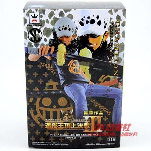 Mall Market Trafalgar D Water Law One Piece Pirate Death Surgeon Doctor 6" SCultures BIG 3 Vol. 6 Action Figure Toys
