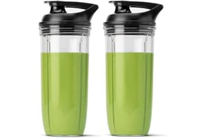 2-pack 32 dl stor kopp för NutriBullet Ultra Personal Blender, reservdelar koppar med lock kompatibla med nutribullet mixer 1