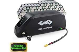 Unit Pack Power 52V 17Ah Shark Ebike Battery for 750W 1000W 1500W Front Rear Hub Motor