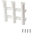 BigTron Fishing Rod Holder, Polyamide Plastic Boat Rod Holder Vertical Mounting for Yacht/Kayak/Wall, All Accessories Included