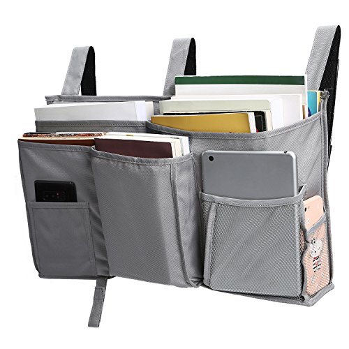 Corodo Grau Nachttisch Lagerung Caddy Hängenden Organizer Tasche mit 8