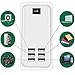 Produktbild Thread_de 6-Port USB-Ladegerät, 30W USB-Desktop-Multifunktions-Quick-Ladegerät AC-Netzteil EU für iPhone, iPad, Samsung Galaxy, Nexus, HTC, Motorola, LG, etc. 6-port USB charger (6 USB-Anschlüsse)