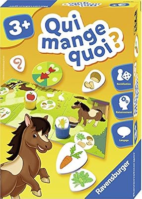Ravensburger - 24034 - Jeu Educatif - Qui Mange Quoi