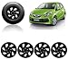 Auto Pearl-Premium Quality Car Full Black Wheel Cover Caps 14" Press Type Fitting For - Honda Brio RS.1499.00