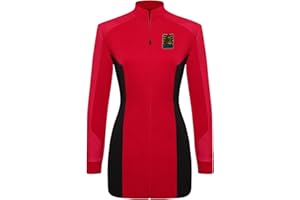 YANVS Strange New World Uniform Una Chin-Riley Cosplay Disfraces con broche amarillo abrigo trajes Halloween carnaval traje