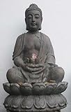 DAFLOXX BRUNNEN BUDDHA SKULPTUR STATUE 86cm INCL....