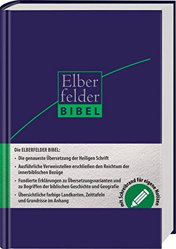 Download Elberfelder Bibel - mit Schreibrand, ital. Kunstleder dunkelblau Download Elberfelder Bibel - mit Schreibrand, ital. Kunstleder dunkelblau