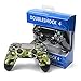 Price comparison product image RQINW PS4 Gaming Controlle Wireless Bluetooth Gamepad, USB Charging,Vibration Feedback,Gaming Controller Applicable for PS4(Army Green Camouflage)