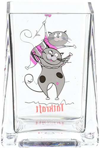 Tatkraft 4742943012950 Zahnputzbecher, Acryl, transparent, 7 x 7 x 10.5 cm - 3