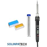 SOLINPATECH 80w Lcd Dijital Kalem Havya Lehim Ve Pasta Dahil &ndash; Profesyonel Lehimleme Seti