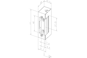TESA ASSA ABLOY 27 E OHNE STULP 6-12 V GS/WS UNIVERSAL EFFEFF 27E-D11
