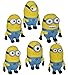 Produktbild 1 Stk. XL Plüschfigur 3-D Minion 34 cm - Dave Stuart Jerry Jorge Tim Mark Phil - Ich Einfach Unverbesserlich 2 - Stoffpuppe Plüsch Plüschtier Kuscheltier Minions