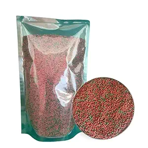 Red -Green Color Balls Fish Feed, Pellet Feed, Koi Fish Feed, Gold Fish Feed, Edible Fish Feed, Pond Feed, Taiyo Feed (425 Gram)