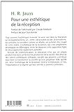 Image de Pour une esthétique de la réception