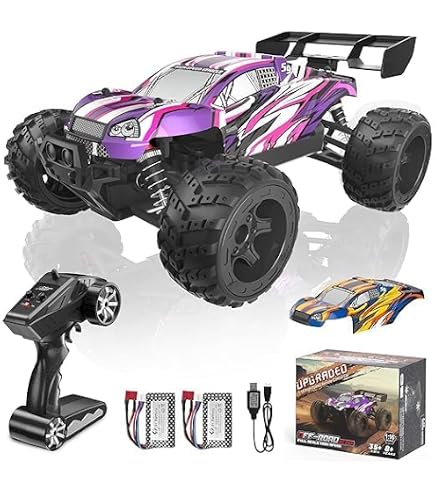 JETWOOD Auto RC Elettrica 1/14 50+ Mph: JC14EP V3 Brushless 4WD, Fuoristrada RTR, Impermeabile, Servo Metal Gear