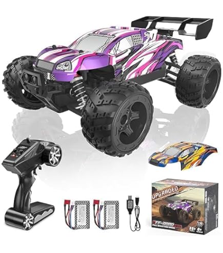 JETWOOD Auto RC Elettrica 1/14 50+ Mph: JC14EP V3 Brushless 4WD, Fuoristrada RTR, Impermeabile, Servo Metal Gear