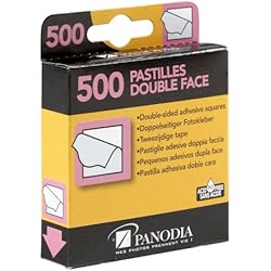 Panodia 270891 Boîte de 500 Pastilles Adhésives Double Face