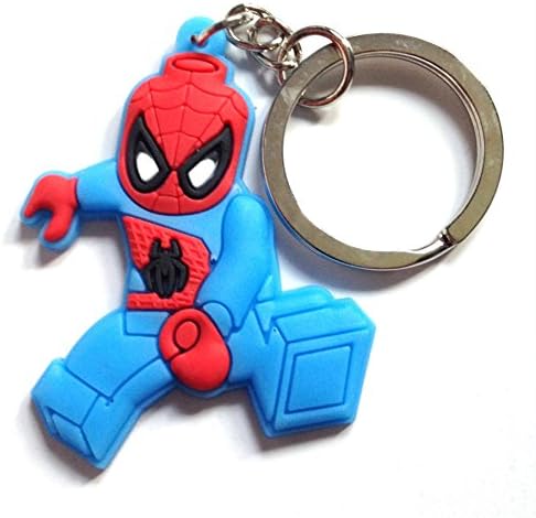 Lego Movie Spiderman High Quality PVC Keychain Bagcharm Keyring