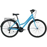 Bisan Smile 26 Jant Şehir Bisikleti 44 Cm Unisex &Ccedil;elik Kadro V-Fren Shimano 7 Vites - A&ccedil;ık Mavi
