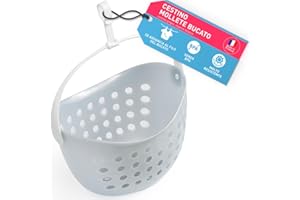 cestello portamollette, vuoto (1 pezzo, grigio / manico bianco) di culiclean