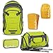 Produktbild Satch Match Ginger Lime 4-tlg. Set Schulrucksack + Schlamperbox + Sporttasche + Helftebox + Regencape Orange