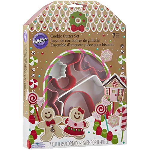 Wilton 7-teiliges Christmas Cookie Cutter Set, Mehrfarbig, Set von 7 - 2