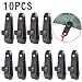 Produktbild housesweet 10er Pack Heavy Duty Plane Clips Lock Grip Markisenklemmen Winddicht Instant Clip Zeltzubehör, schwarz