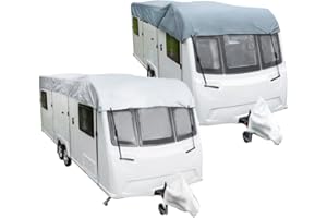UK WHOLESALE LOWERING THE COST TO YOU UK Wholesale CTC790GREYAD5 Caravan Top Roof Cover Waterproof Heavy Duty Grey - Sizes 12-25ft (Select Size and Colour In Advert)