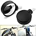 Motorcycle Chrome Plated Billet Aluminum Outside Rearview Side View Mirrors Multi Angle Adjustable Blindsight Rearview Handle Bar End Convex Universal Fit For Handlebars Motorcycle Ninja YZF CBR R1 R6 GSX Katana