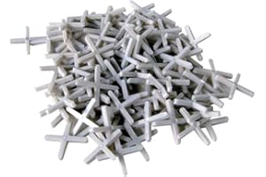 Toolland Fugenkreuz, 250 Stück, Kunststoff, Weiß, Fugenbreite 3 mm