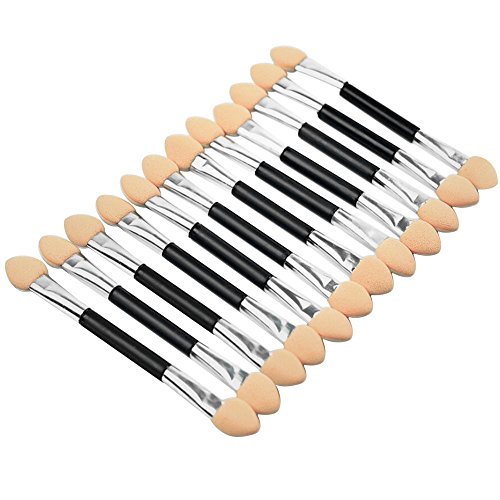 Sanwood 12x Makeup Double-End Eye Shadow Sponge Brushes Applicator Cosmetic Beauty Tool