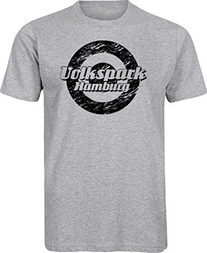 'Men's "Folk Park Vintage Logo T-Shirt In Black, 5XL